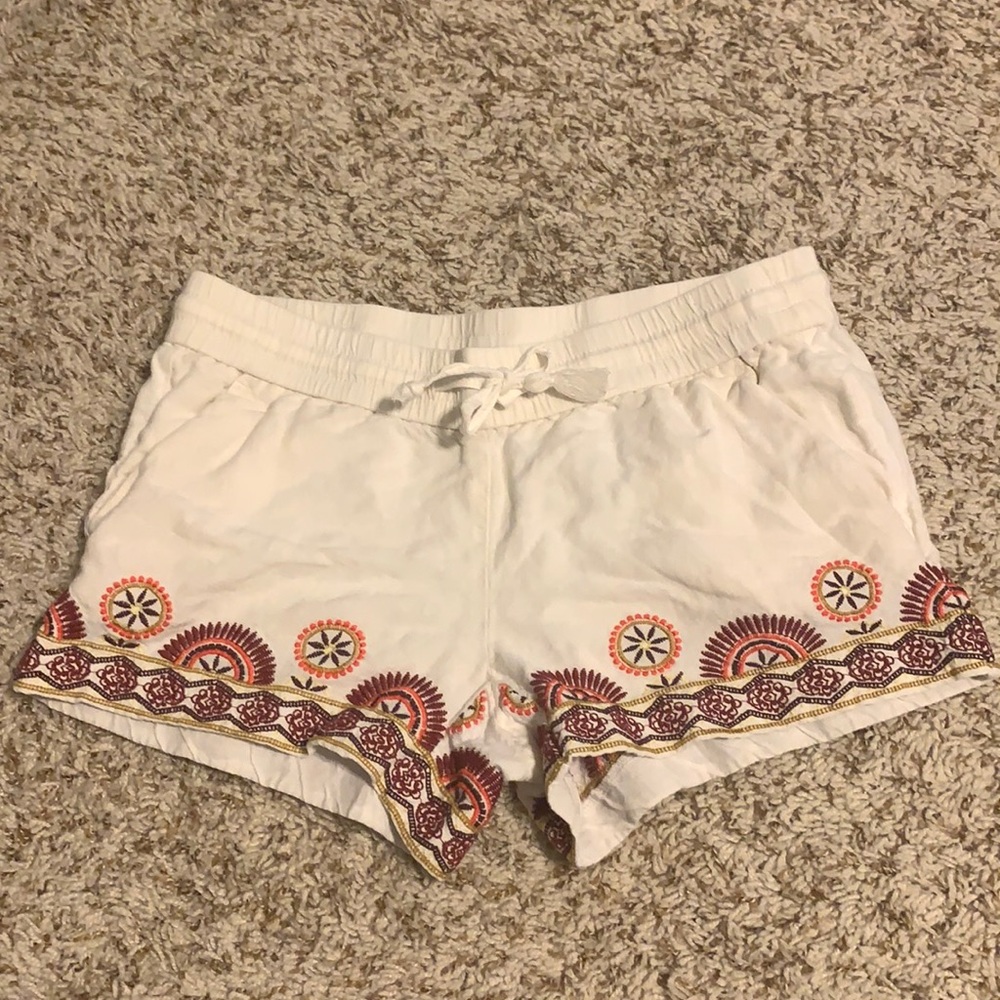 Embroidered LOFT Shorts